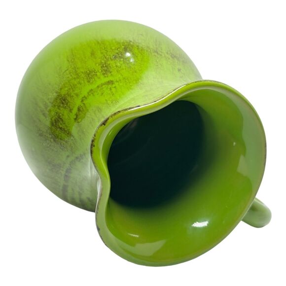 MCM De Silva Ceramiche Italian Vibrant Green Pitcher - Picture 9 of 9